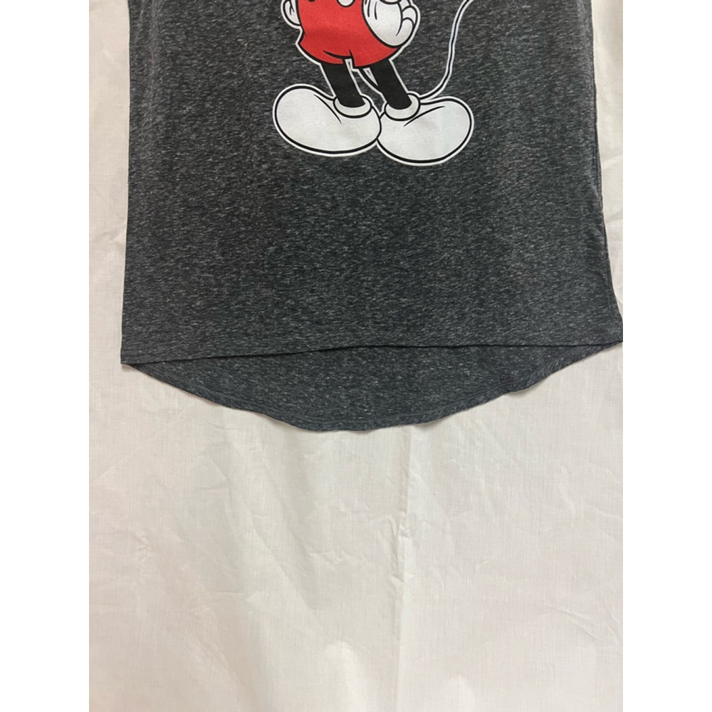 Disney Mickey Mouse Tank Top Womens Size Large Dark Heather Gray EUC - Picture 3 of 5